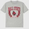 Ball State University Laurels mørk grafisk T-skjorte
