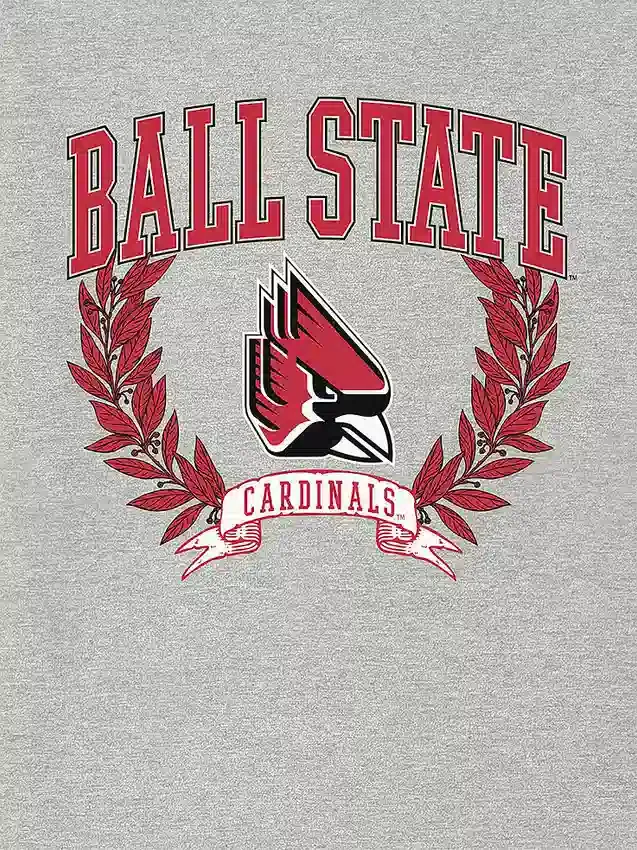 Ball State University Laurels mørk grafisk T-skjorte
