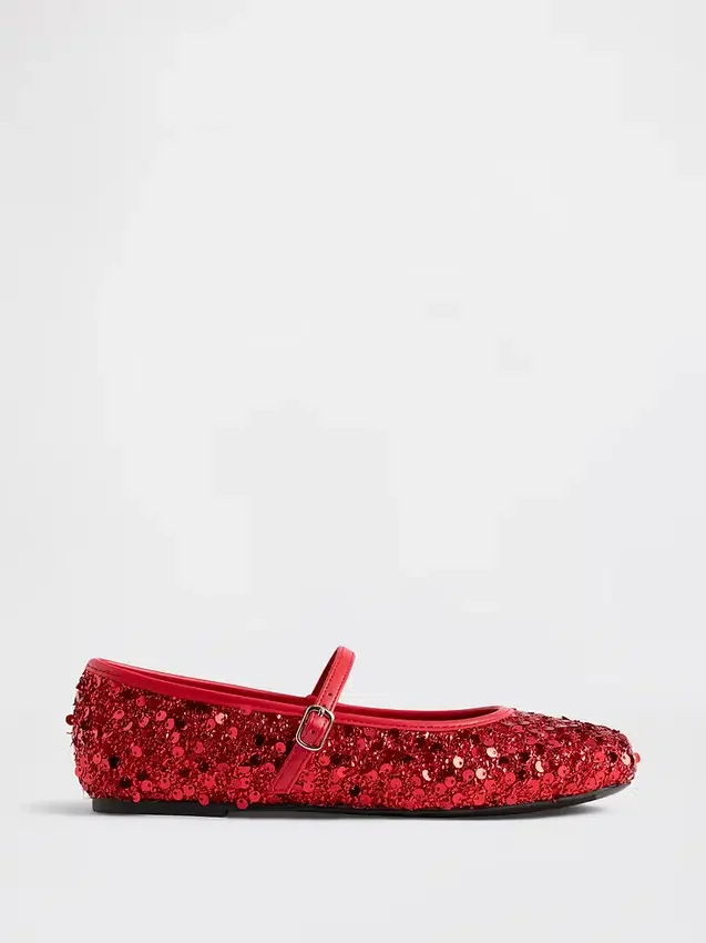 Ballerinasko med paljetter for barn