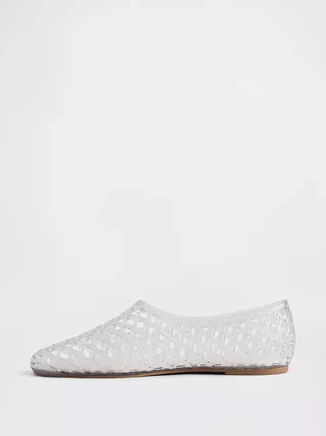 Ballettflate sko i gelé for barn