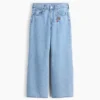Barn, lav midje, broderte «I Heart NY»-baggy-Jeans