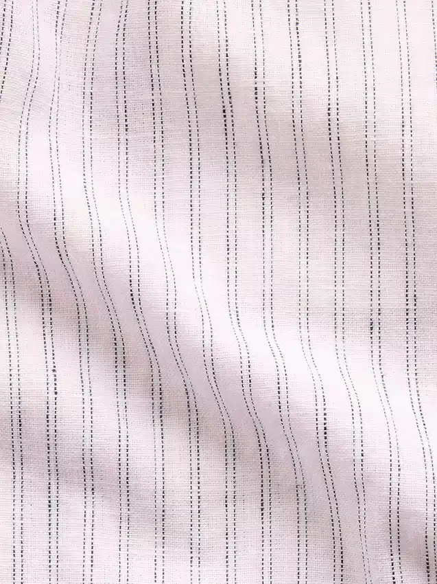 Barn: Linen-bomullsbukser med vid benvidde og enkel påkledning