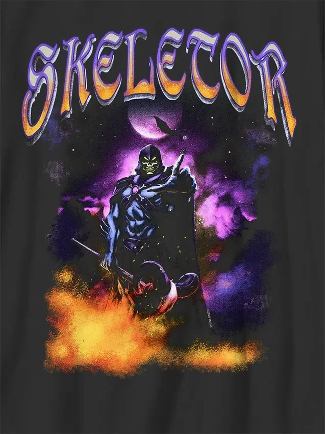 Barn «Masters of the Universe» Skeletor Night-grafisk T-skjorte