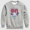 Barn Peanuts Snoopy hockey-fleece-genser med rund hals