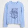 Barn T-skjorte med avslappet grafisk trykk