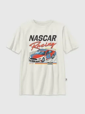 Barn T-skjorte med Nascar Retro Racer-motiv