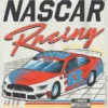 Barn T-skjorte med Nascar Retro Racer-motiv