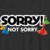 Barn T-skjorte med «Sorry»-motiv