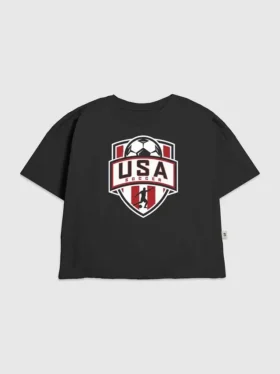 Barn Us Soccer Shield-T-skjorte med grafisk trykk