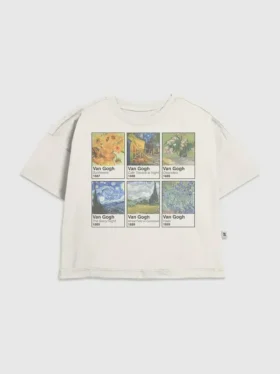 Barn Van Gogh Swatches-T-skjorte med grafisk motiv