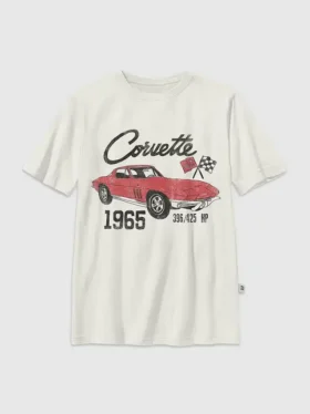 Barnas Corvette-T-skjorte med grafisk trykk