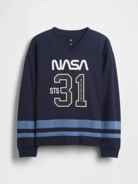 Barnas NASA-T-skjorte i avslappet passform