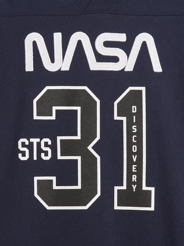Barnas NASA-T-skjorte i avslappet passform