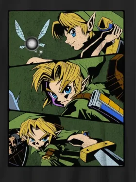Barnes T-skjorte med «Nintendo Legend of Zelda Link»-motiv