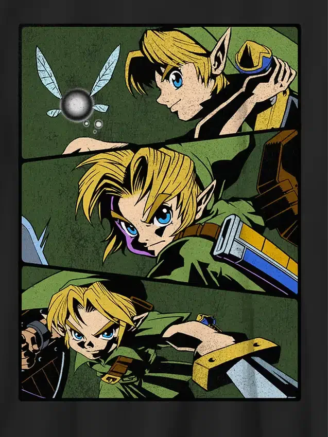 Barnes T-skjorte med «Nintendo Legend of Zelda Link»-motiv