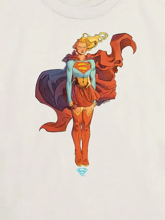 Barnes T-skjorte med «Supergirl Fuel Your Flight»-grafikk