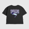 Barnes T-skjorte med Supergirl-logo i lilla