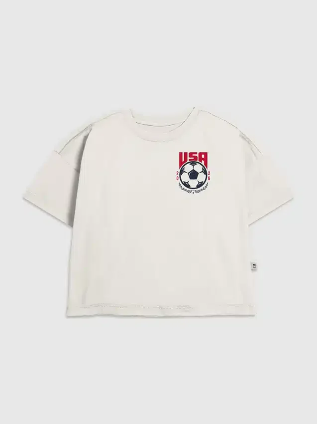 Barnes T-skjorte med «USA Soccer Crest»-motiv
