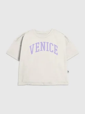 Barnes T-skjorte med «Venice Varsity»-motiv