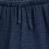 Barneshorts i bomullsgasdenim med volanger