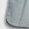 Barneshorts i denim med høy midje