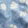 Barneshorts i denim med lav midje og blomstermønster