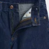 Barneshorts i denim med lav midje og lang passform