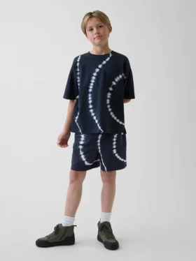 Barneshorts i tykk, myk bomullsjersey