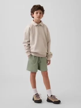 Barneshorts i tykk, myk bomullsjersey