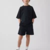 Barneshorts i tykk, myk bomullsjersey
