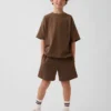 Barneshorts i tykk, myk bomullsjersey