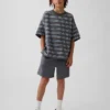 Barneshorts i tykk, myk bomullsjersey