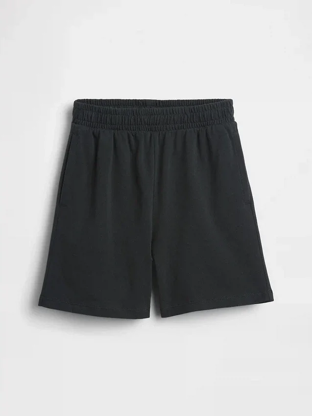 Barneshorts i tykk, myk bomullsjersey