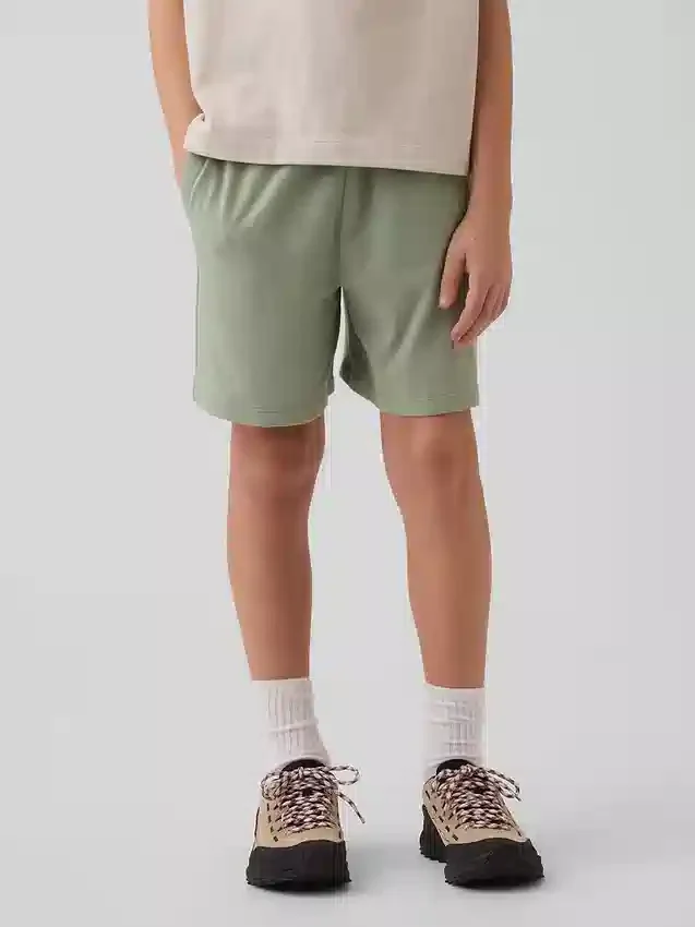 Barneshorts i tykk, myk bomullsjersey