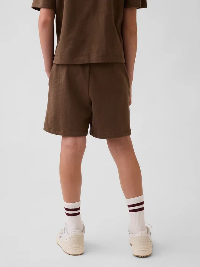 Barneshorts i tykk, myk bomullsjersey