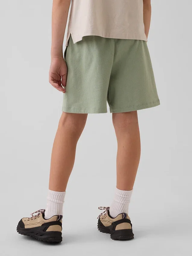 Barneshorts i tykk, myk bomullsjersey