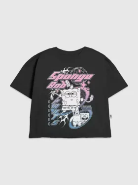 Barnespongebob Y2K-grafisk T-skjorte