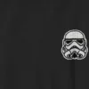 Barnestørrelse Star Wars-T-skjorte med brodert Stormtrooper-motiv
