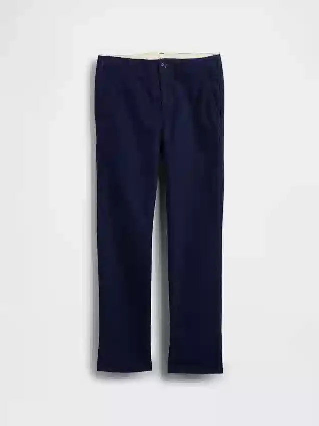 Barnesuniform: Stretch-kakibukser med rett passform