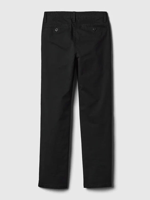 Barnesuniform: Stretch-kakibukser med rett passform