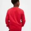 Barnesweatshirt med grafisk logo