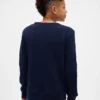 Barnesweatshirt med grafisk logo