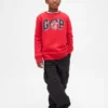Barnesweatshirt med grafisk logo