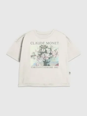 Barnet-skjorte med «Monet Floral»-motiv