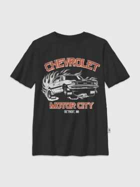Barnet-T-skjorte med Chevrolet-motiv