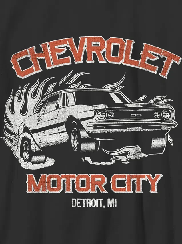 Barnet-T-skjorte med Chevrolet-motiv