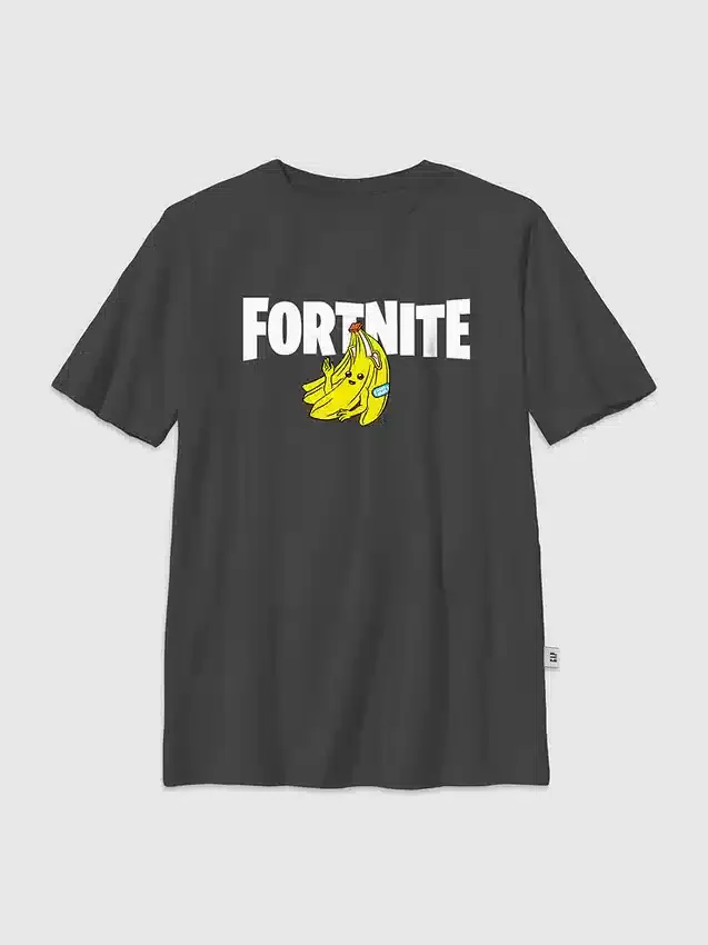 Barnet-T-skjorte med «Fortnite Banana»-motiv