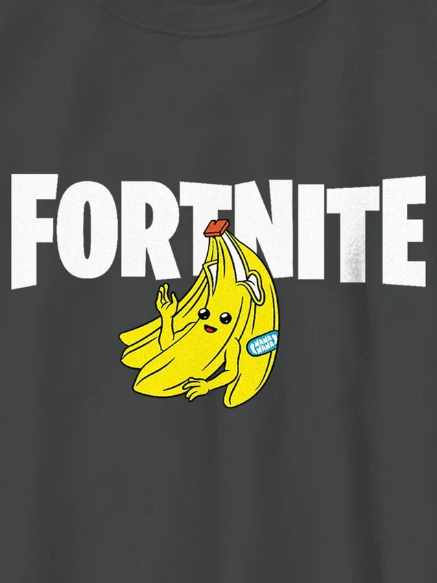 Barnet-T-skjorte med «Fortnite Banana»-motiv