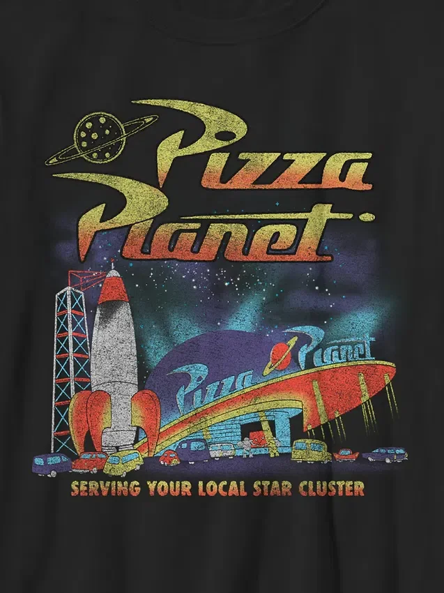 Barnet-T-skjorte med «Toy Story: Pizza Planet»-motiv
