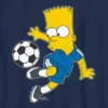 Barnetrøye med Bart Simpson-fotballmotiv